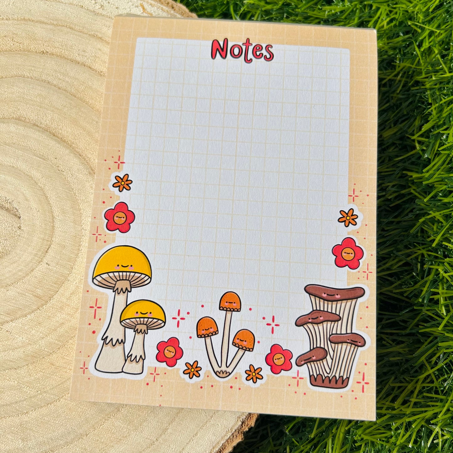 Shroom Cuties A6 Notepad