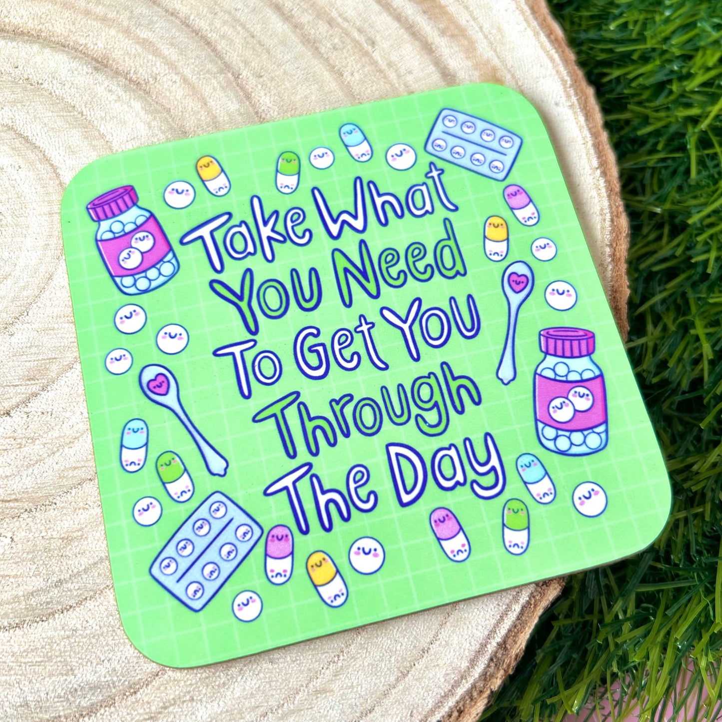 Take What You Need - Drinks Coaster