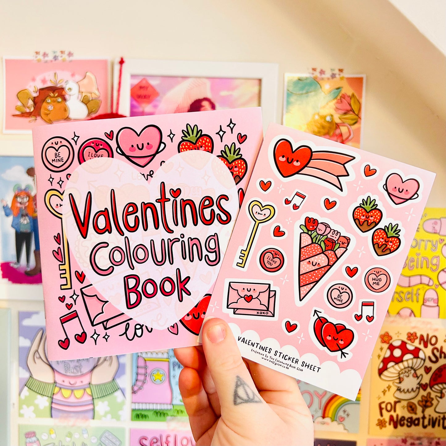 Valentines Colouring Book