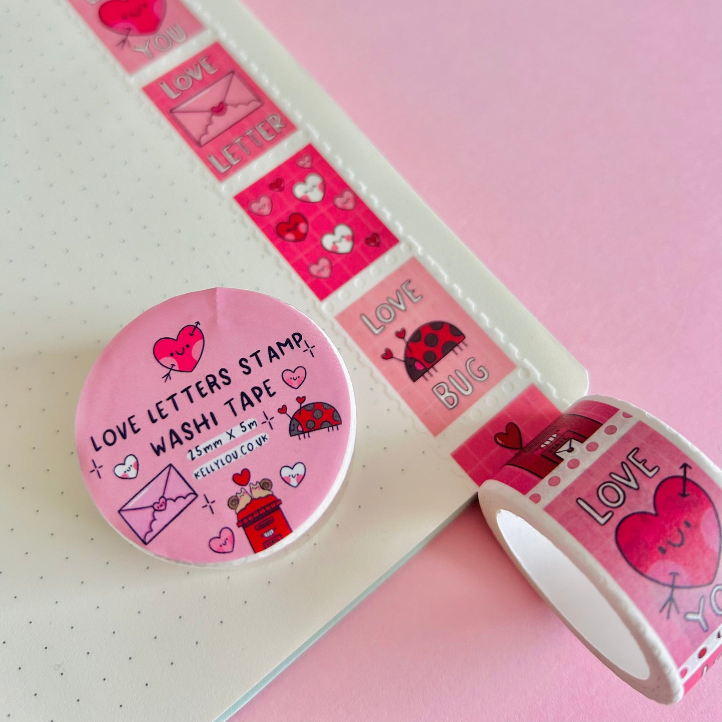 Love Letter Stamp Washi Tape