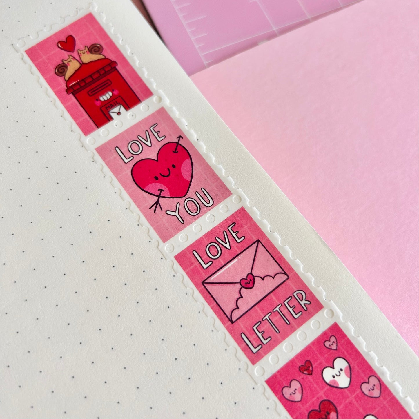 Love Letter Stamp Washi Tape