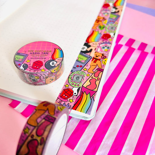 90s Nostalgia - Vertical Washi Tape