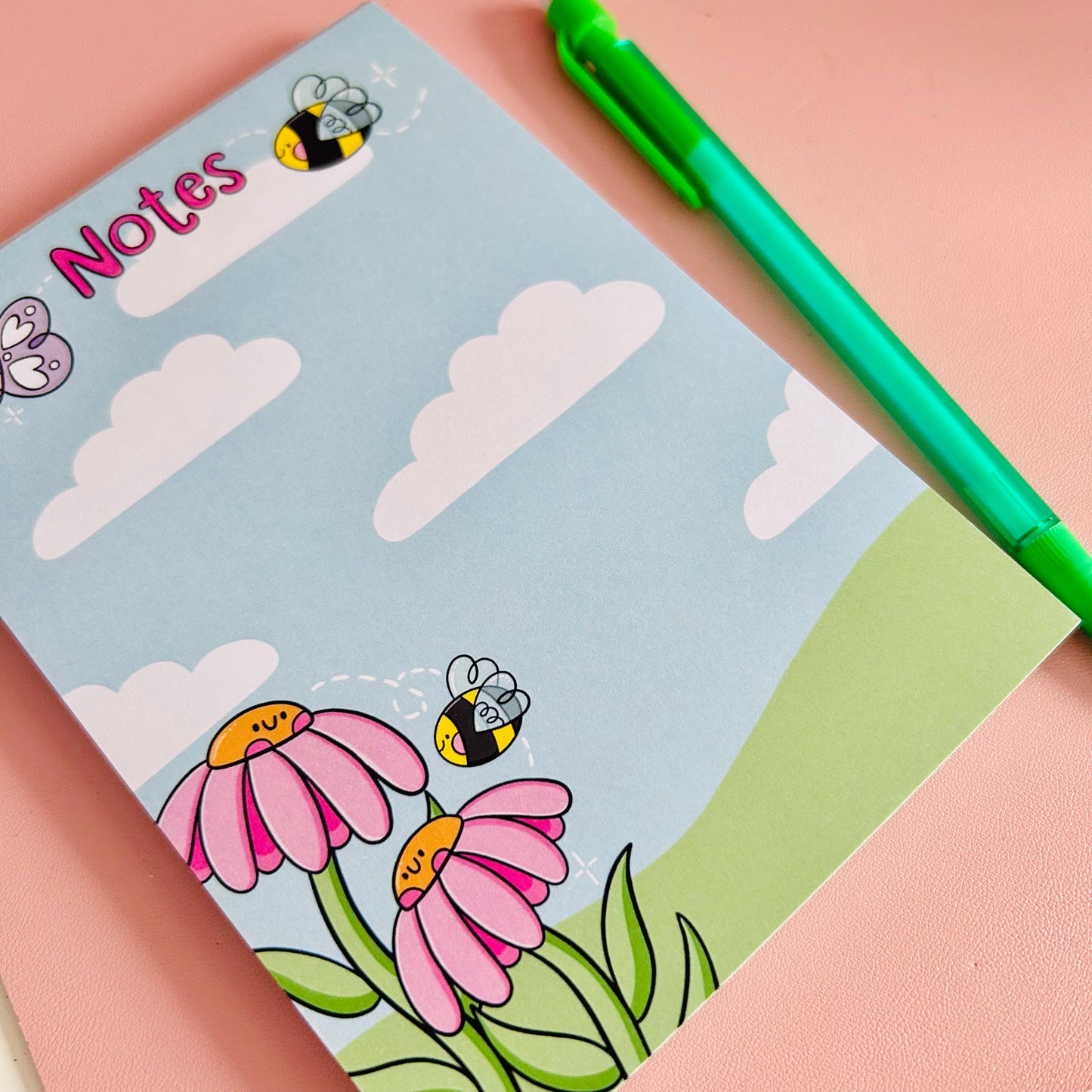 Summer Bees - A6 Notepad