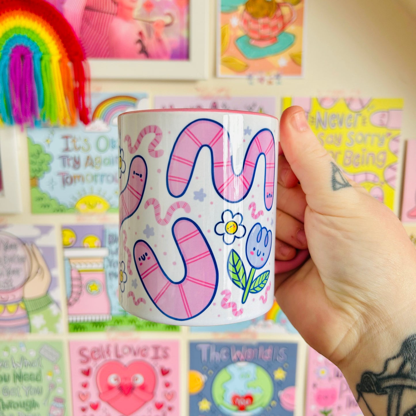 Spring Worms Mug