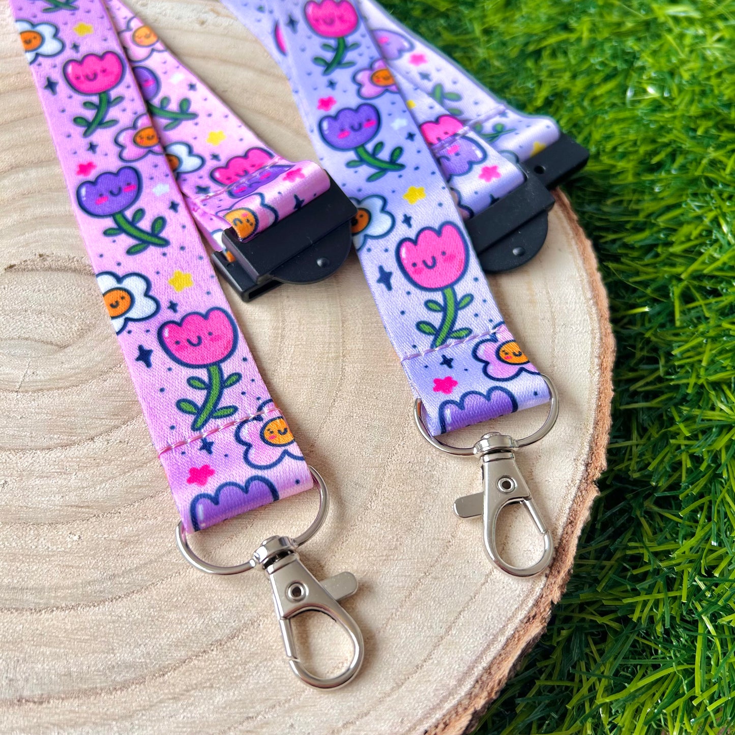 Floral Cuties Lanyard