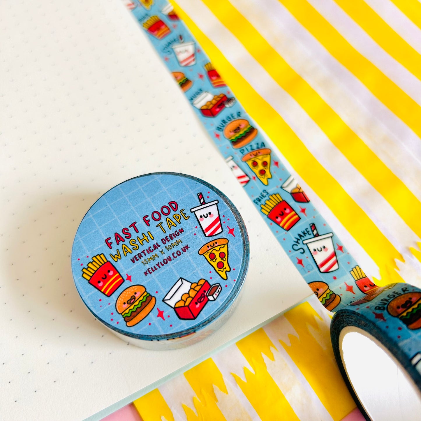 Fast Food - Vertical Washi Tape