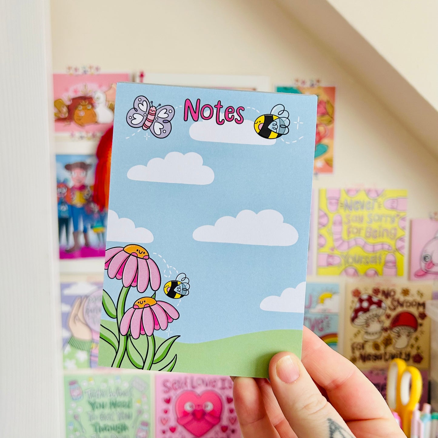 Summer Bees - A6 Notepad