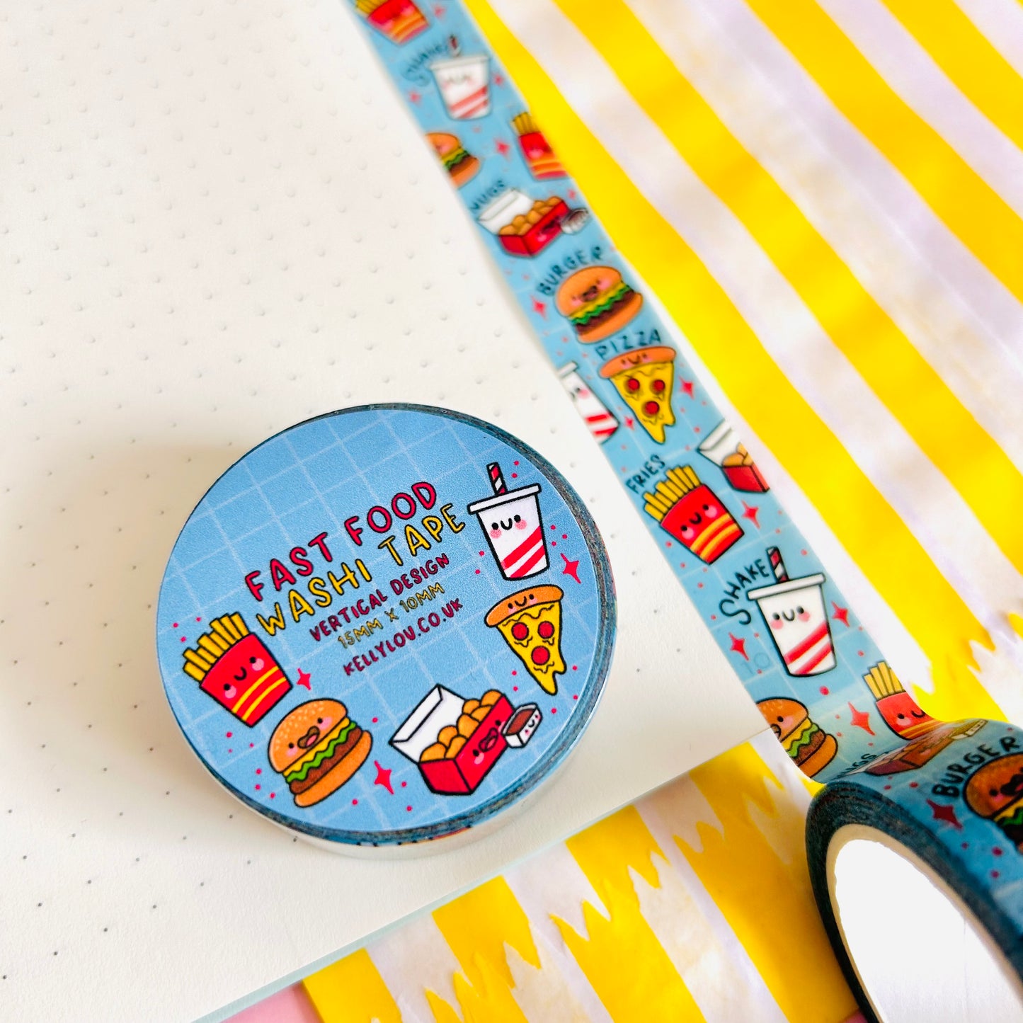 Fast Food - Vertical Washi Tape