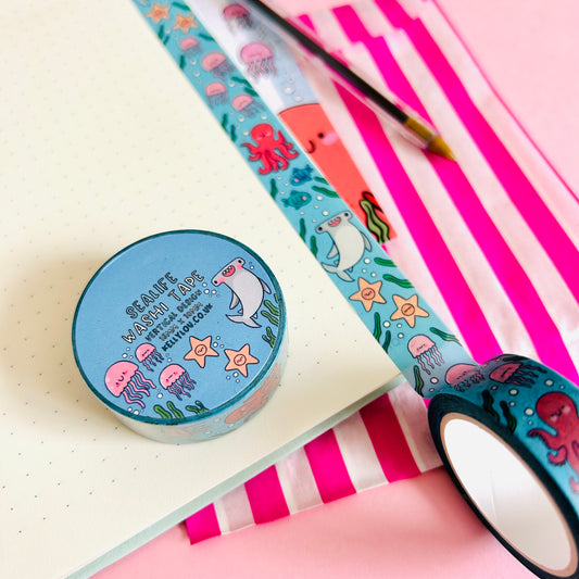 Under The Sea - Vertical Washi Tape