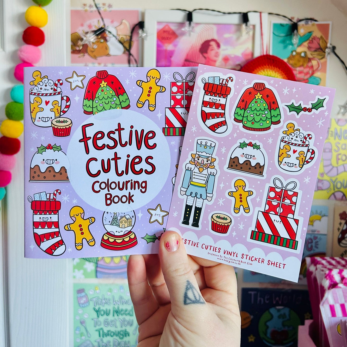 Festive Cuties - Colouring Book