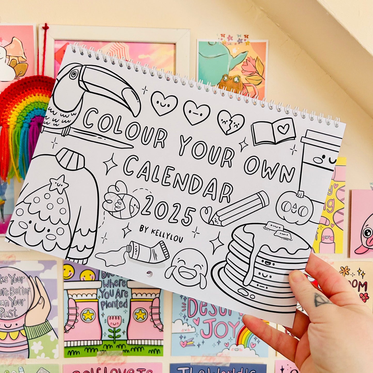 Colour Your Own Calendar - 2025