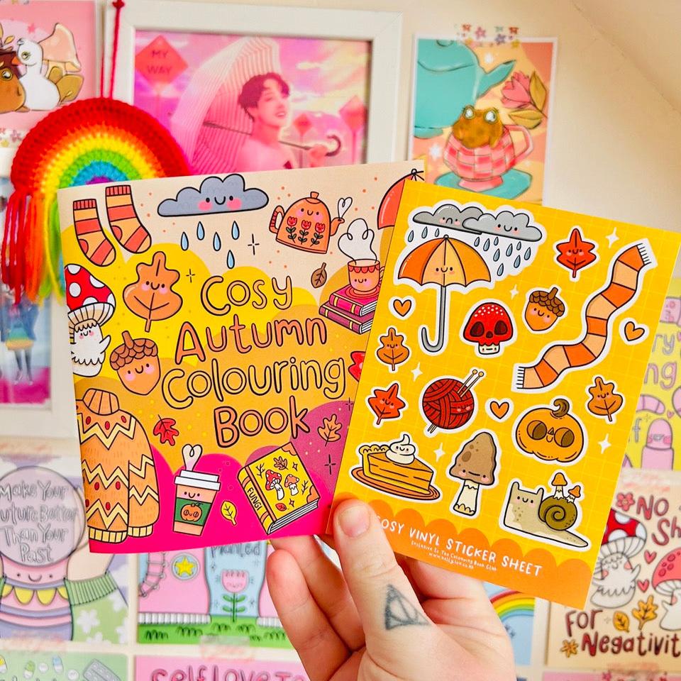 Cosy Autumn - Colouring Book