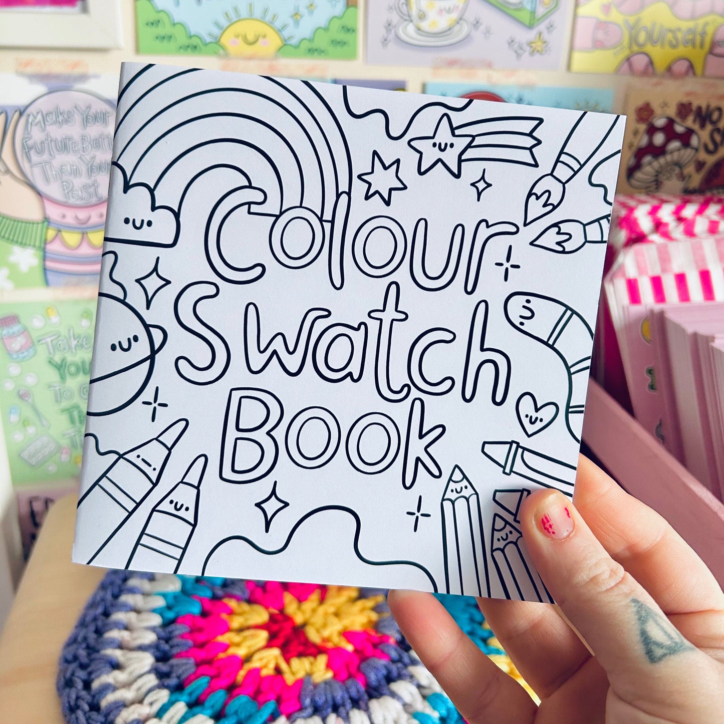 Colour Swatch Book - Colouring Book