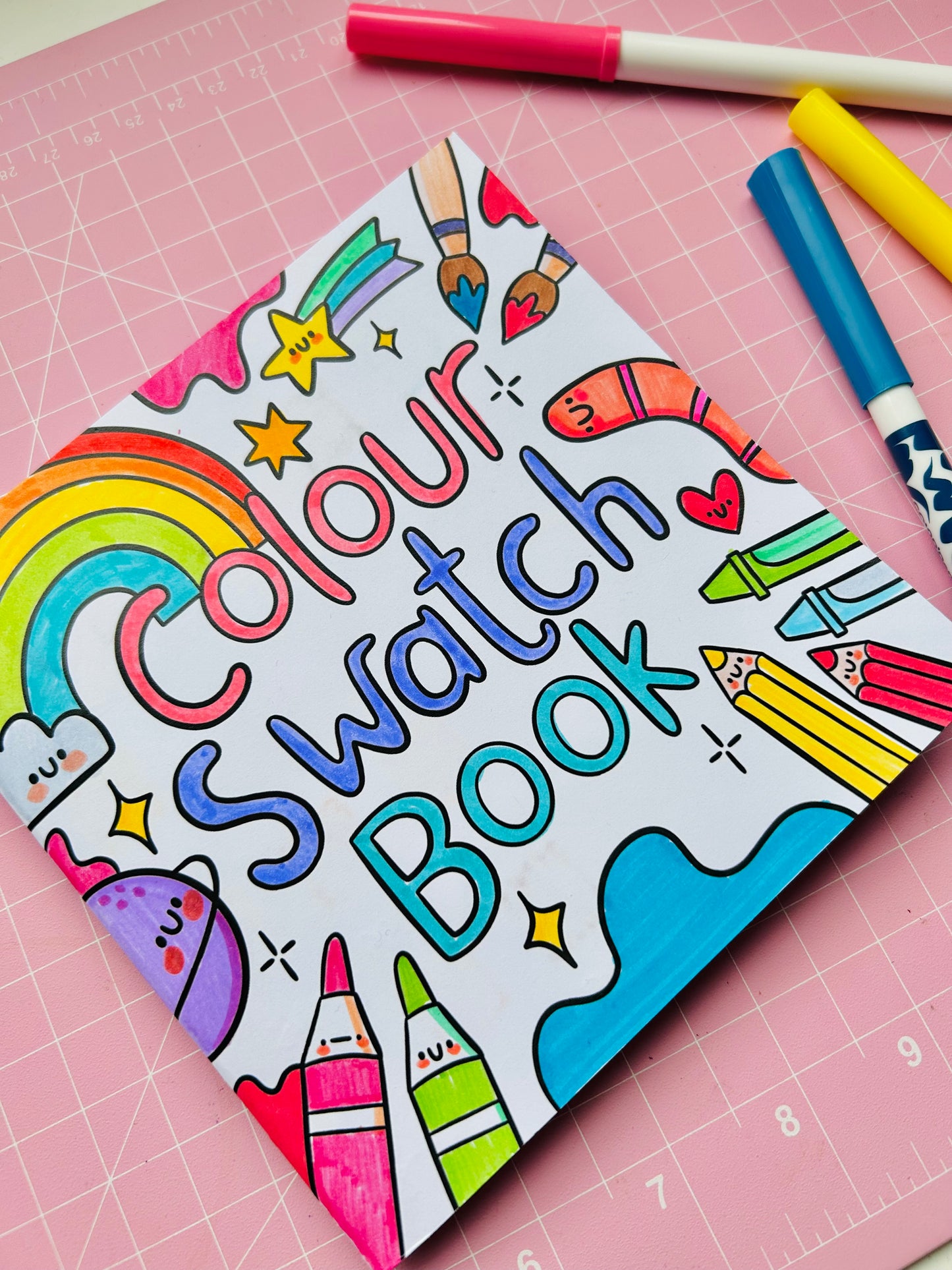 Colour Swatch Book - Colouring Book